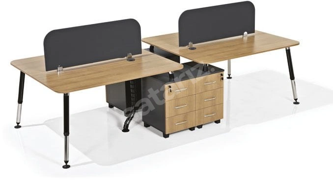 AKBÜRO BERİL WORK 4 'LÜ ÇALIŞMA MASASI