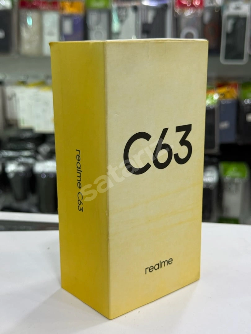 🔥 REALME C63 8GB / 256GB | SIFIR | LEATHER BLUE 🔥