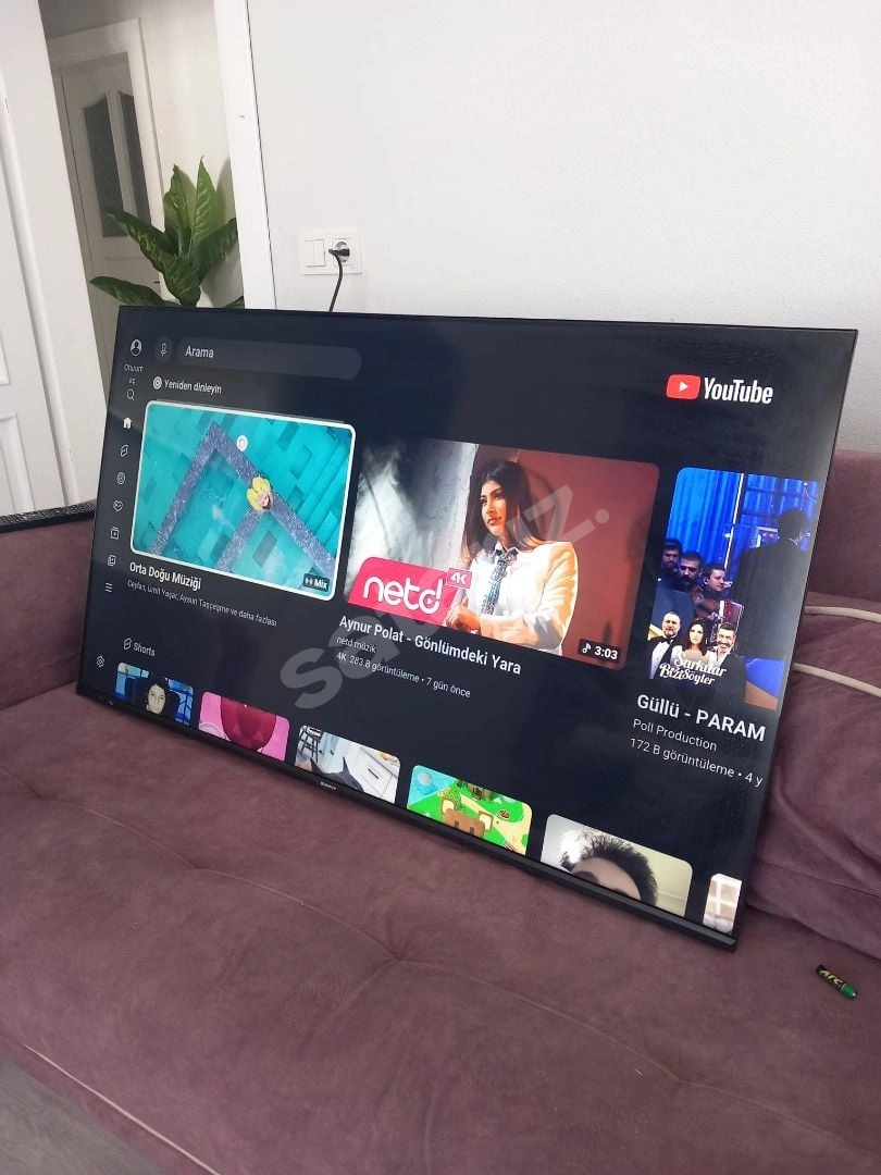 65 İnç 165 Ekran 4K Ultra Google Qled Televizyon
