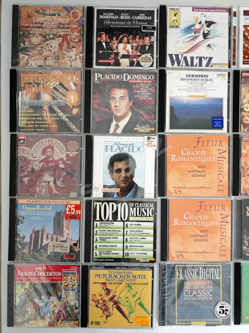 Müzik CD leri (Grup 2 - Klasik)  /  40 Albüm