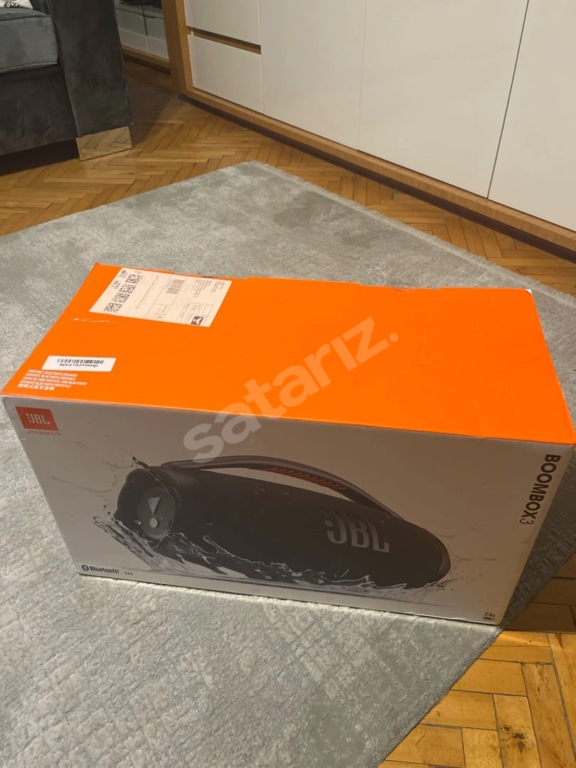 KAPALI KUTU JBL Boombox 3 – Kablosuz Bluetooth hoparlör –SİYAH