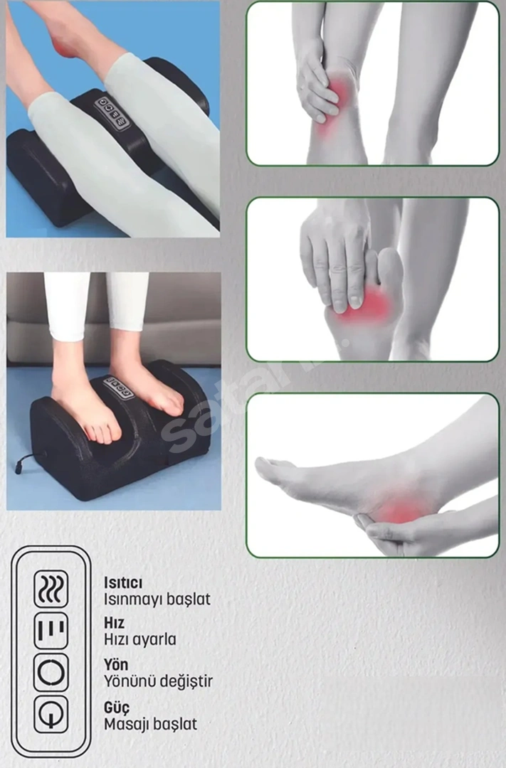 ISITMA FONKSİYONLU AYAK MASAJ ALETİ