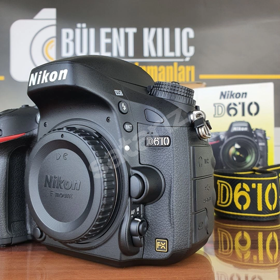 Nikon D610 Body 8K Shutter Sıfır Gibi