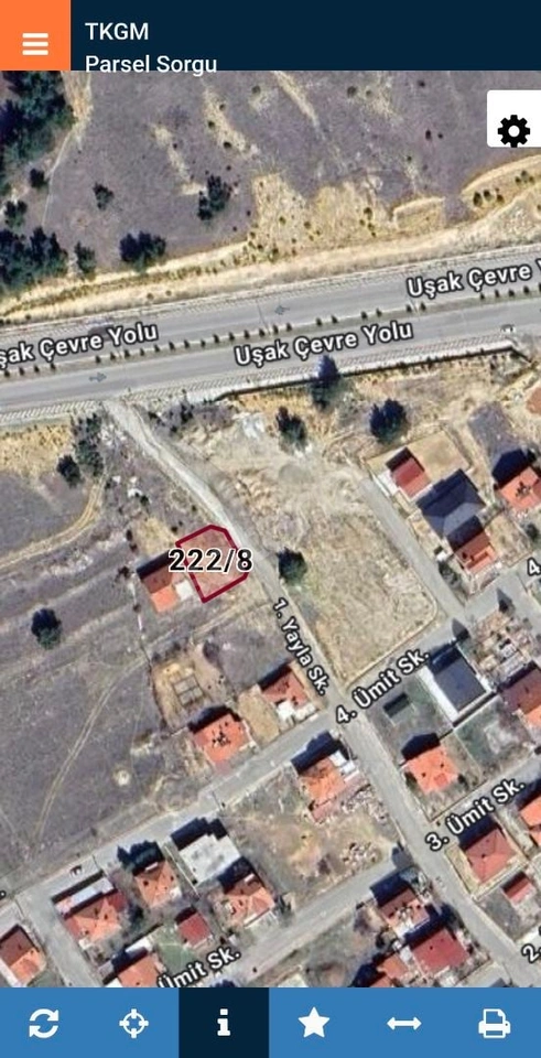 AKSE(ÇEVRE)MAH.320. M2 KÖŞE PARSEL
