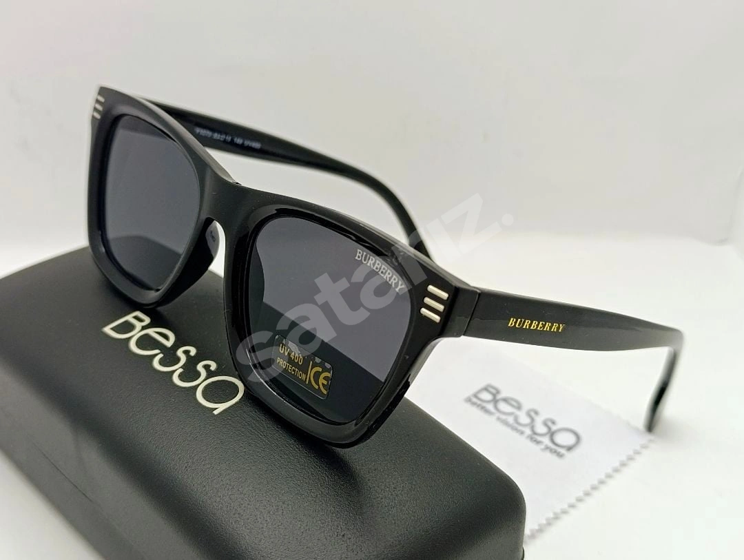 SIFIR KUTUDA, BURBERRY (PARLAK KEMİK) UV400 FİLTRELEME