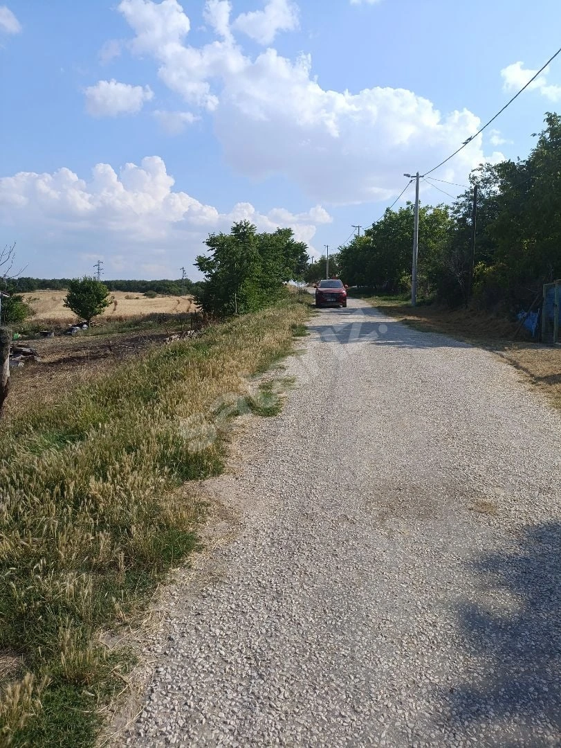 Edirne Merkeze 15 Km 1255 M2 İmarlı Asfalt Cephe Arsa