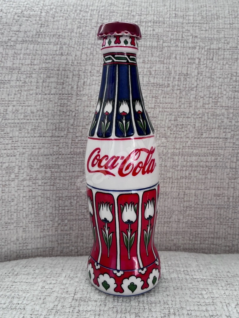 COCA-COLA Çini Şişe, ANİKYA İznik Çini özel üretim