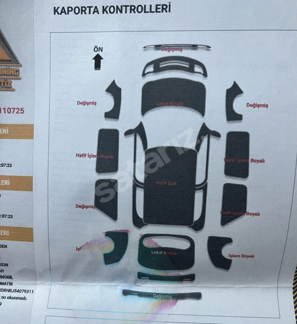 Temiz Citroen C5 Bakımlı