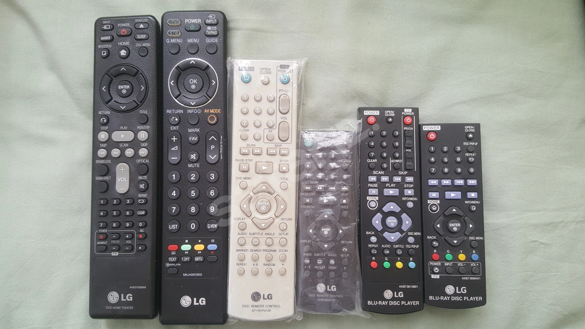LG DVD BLU-RAY TV kumandası orjinal.. çeşitler mevcut...