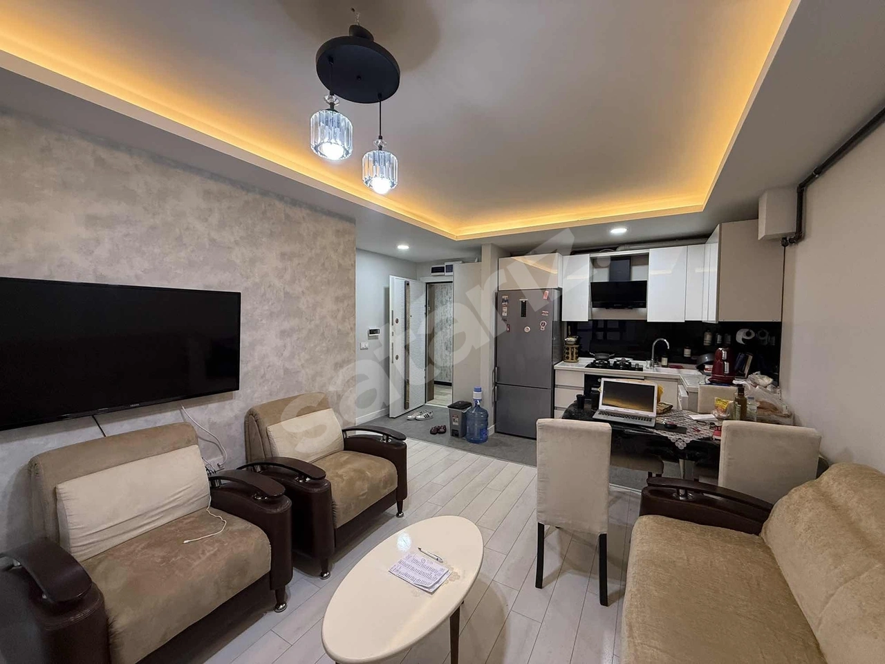 "alaçatı" İNCEK'TE KAT KONUMUNDA İSKANLI 45m² YERDEN ISITMA 1+1
