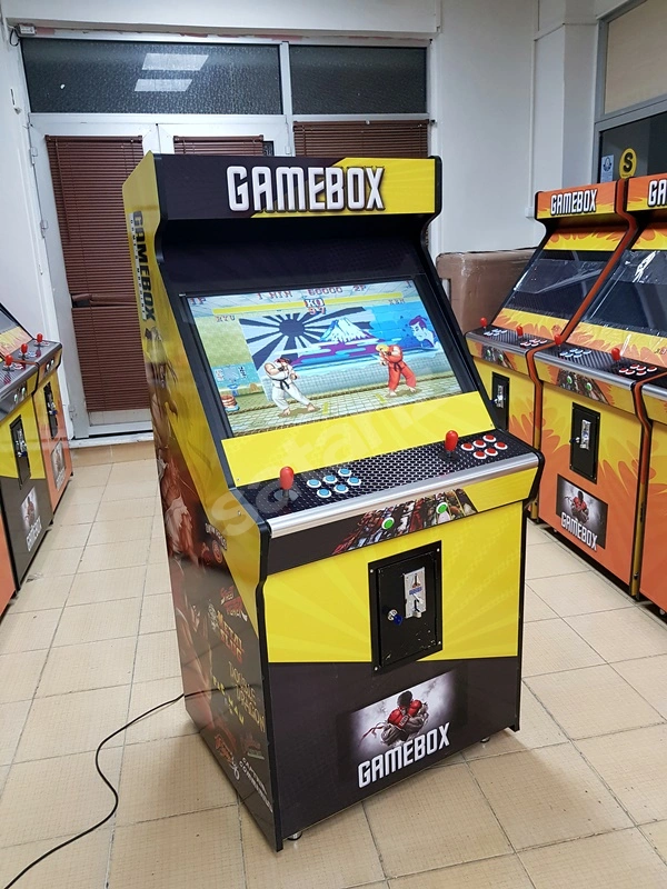 SARI RENK - ÇOK OYUNLU TİCARİ 82 EKRAN ATARİ MAKİNASI