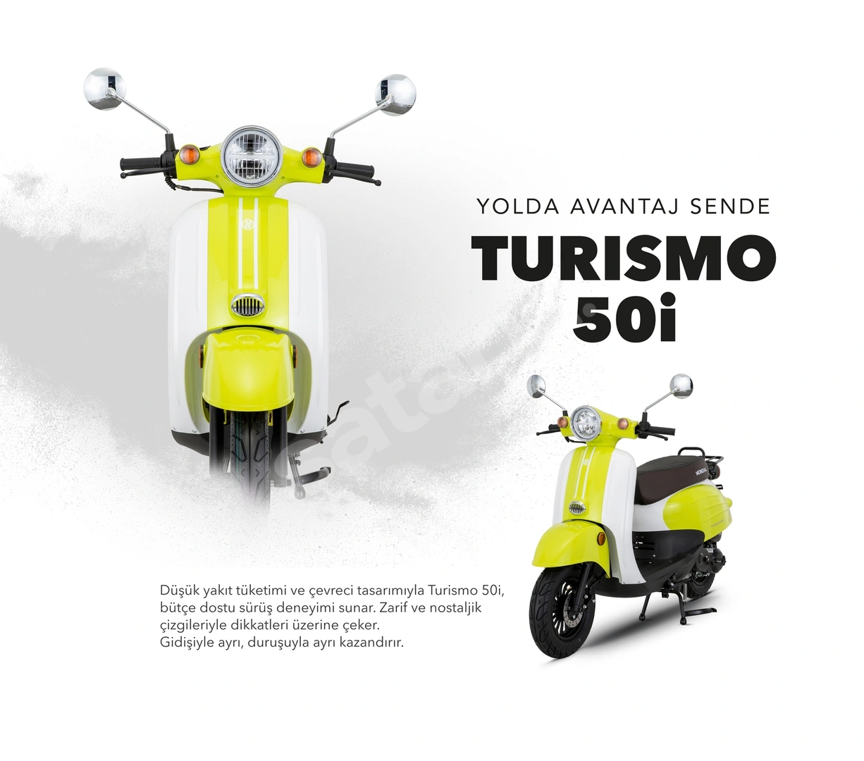 MONDIAL 50 TURISMO - 0 KM - HEMEN TESLİM - RESMİ YETKİLİ BAYİDEN
