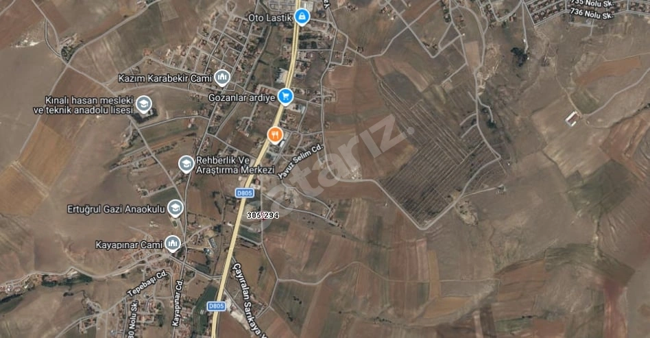 YOZGAT SARIKAYA'DA 607 M2 MÜSTAKİL TAPULU VİLLA PARSELİ