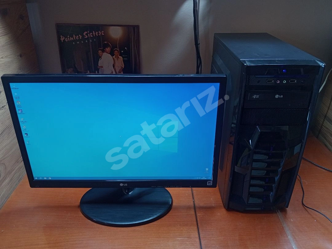 SSD'li İntel i5 Kasa + 22'' 1080P LG Monitör Masaüstü PC
