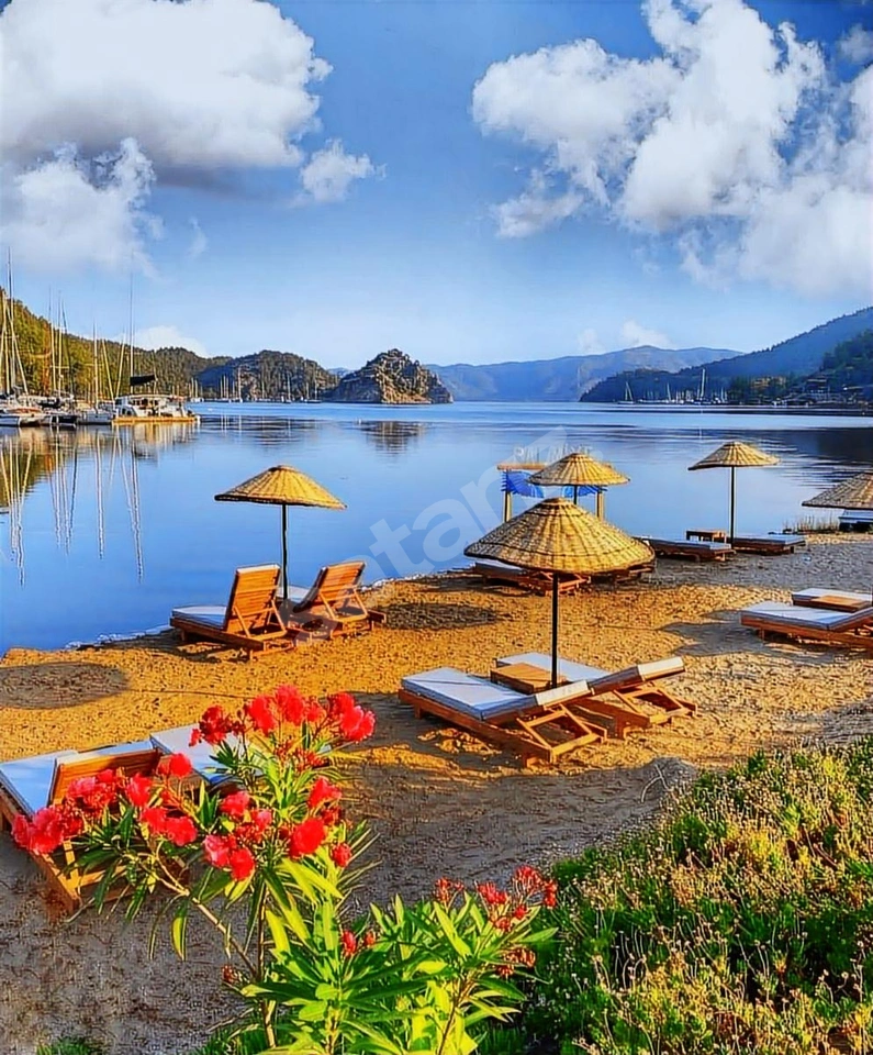 Marmaris Orhaniye'de denize sıfır kiralık arazi