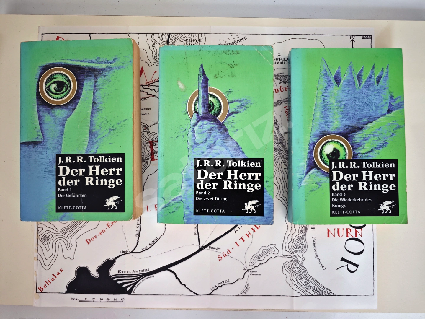 Almanca Kitaplar / Der Herr der Ringe (3 kitap, tam set)