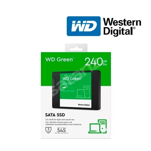 Sıfır Western Digital Green 240 GB SSD 2.5 IN 7mm SATA3 6GB/S