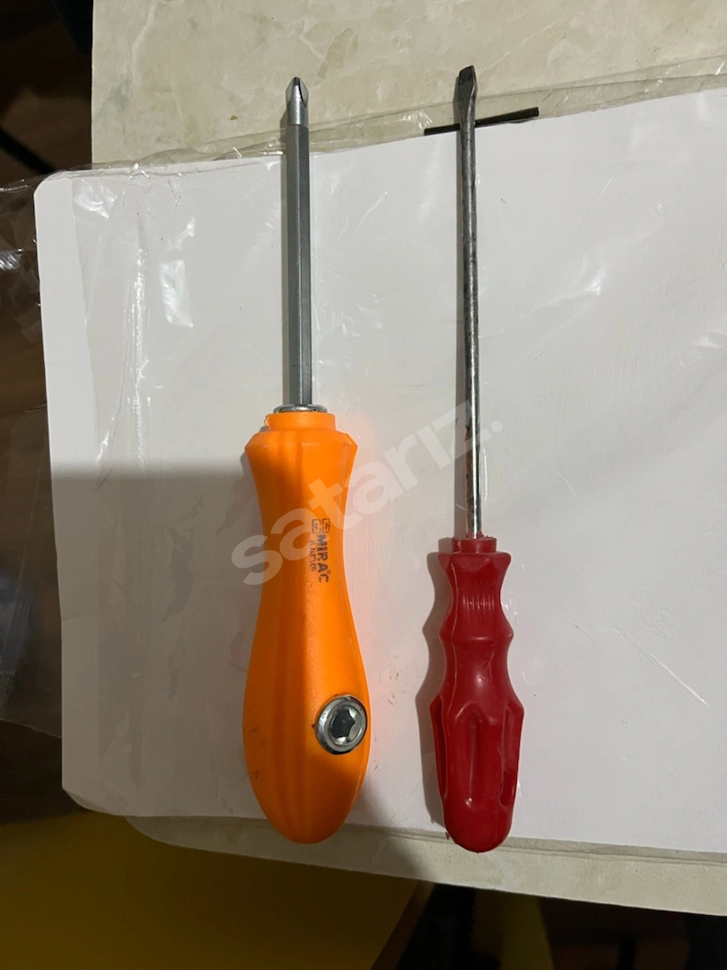 Miraç Çift Uç Çift Girişli+düz Tornavida Sıfır