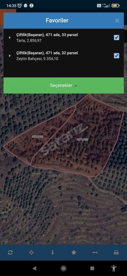 KONUT EMLAKTAN KUYUCAK CIFTLIK BASARANDA SATILIK ZEYTİNLİK