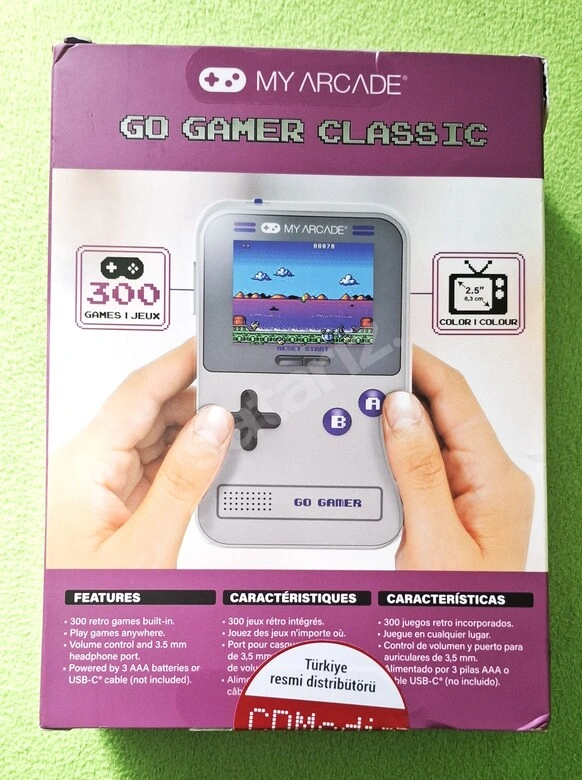 G0 GAMER CLASSIC 300 OYUNLU ORJİNAL LİSANSLI 2 YIL GARANTİLİ ATARİ