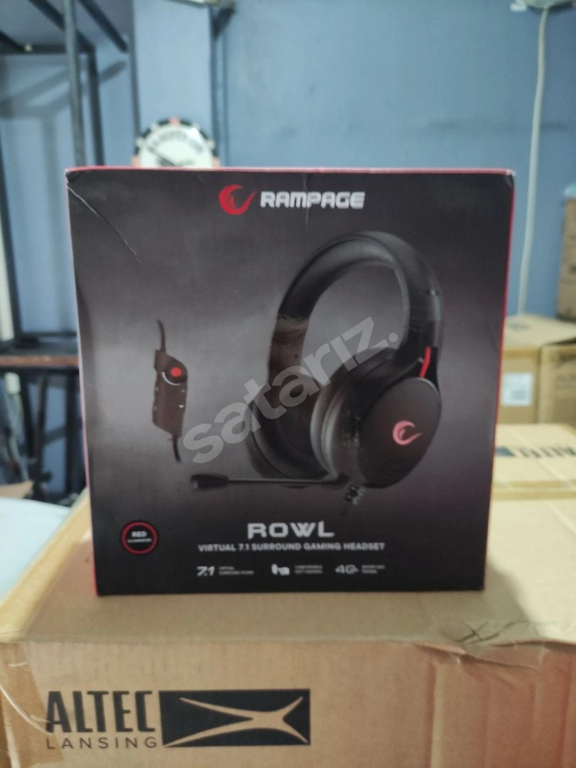 Rampage ROWL RM-K57 7.1 USB Kablolu Oyuncu Kulaklığı