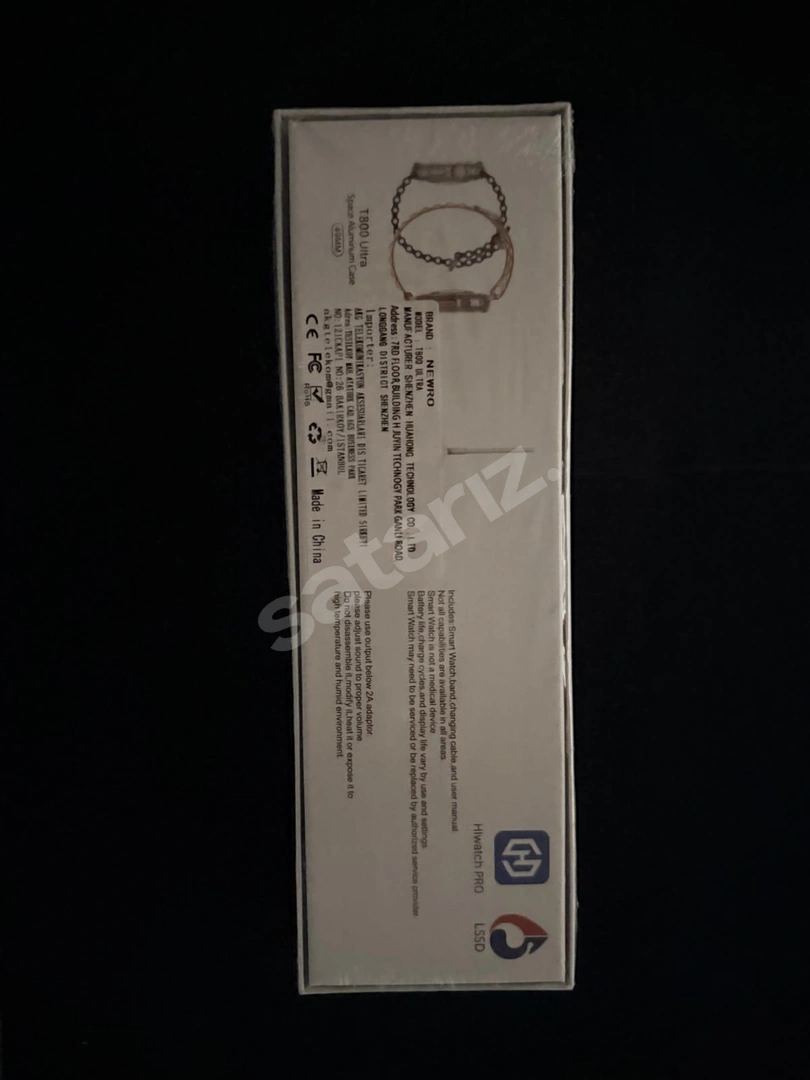HİWATCH T800 ULTRA KABLOSUZ ŞARJLI AKILLI SAAT
