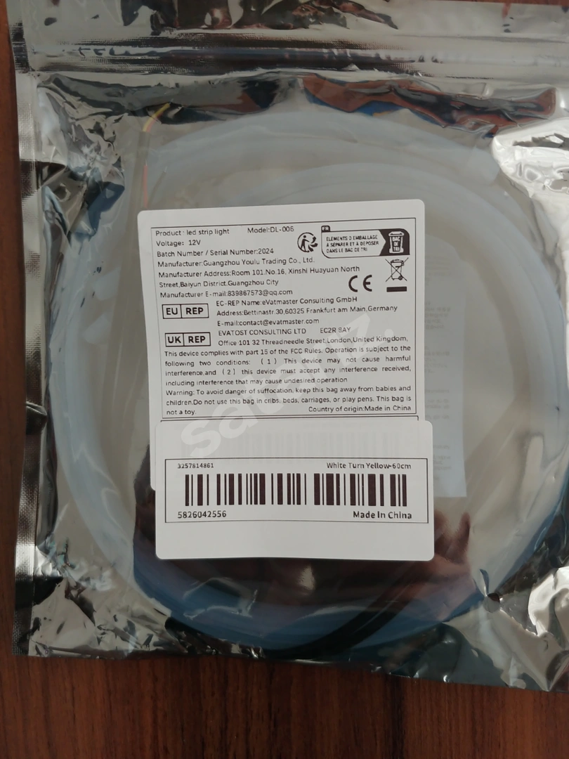 Kaput altı selamlamalı led aydınlatma