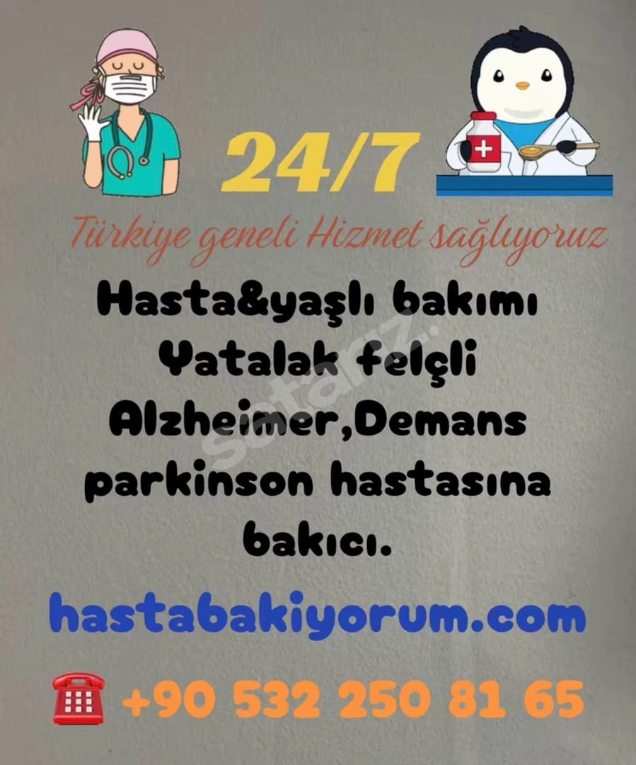 Hasta Bakıcısı Yaşlı Bakıcısı Yatalak Hastaya Bakıcı