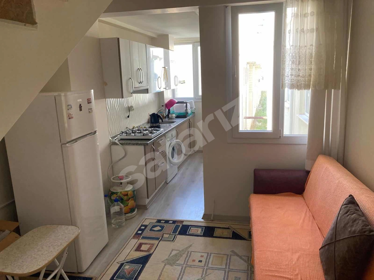 MİRAY EMLAKTAN İSABEYLİDE EŞYALI TERASLI KİRALIK 1+1 DUBLEKS