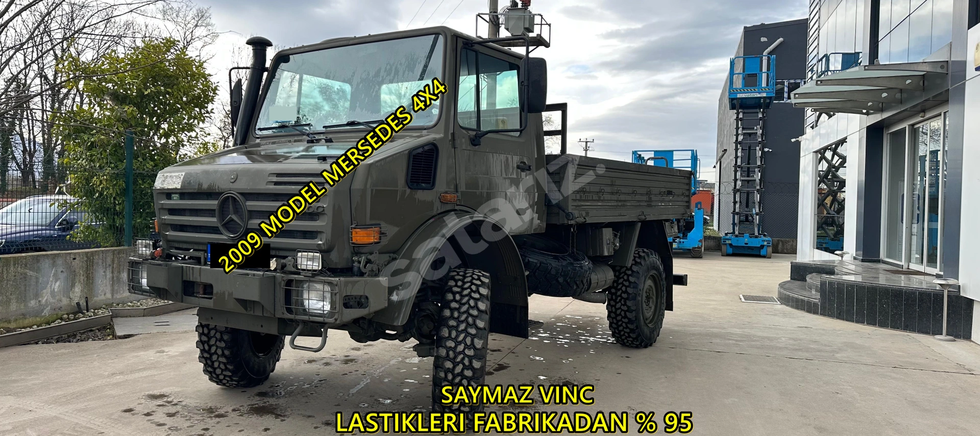SAYMAZ VINC DEN SATILIK DAĞLARİN ASLANI ALMAN MALI  2009 MODEL ORJINAL DİZEL MERSEDES 4X4 ÇEKER  5.600 KM DE
