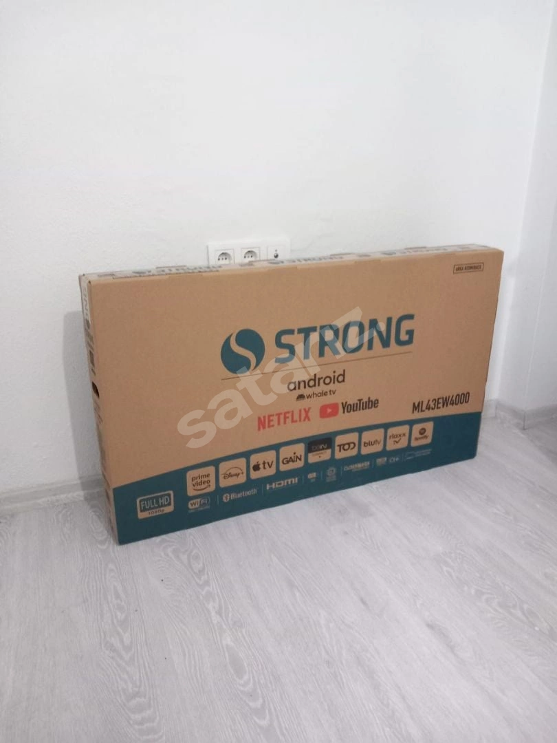 Sıfır 43 İnç 110 Ekran Full HD Android Ultra Slim Led Televizyon