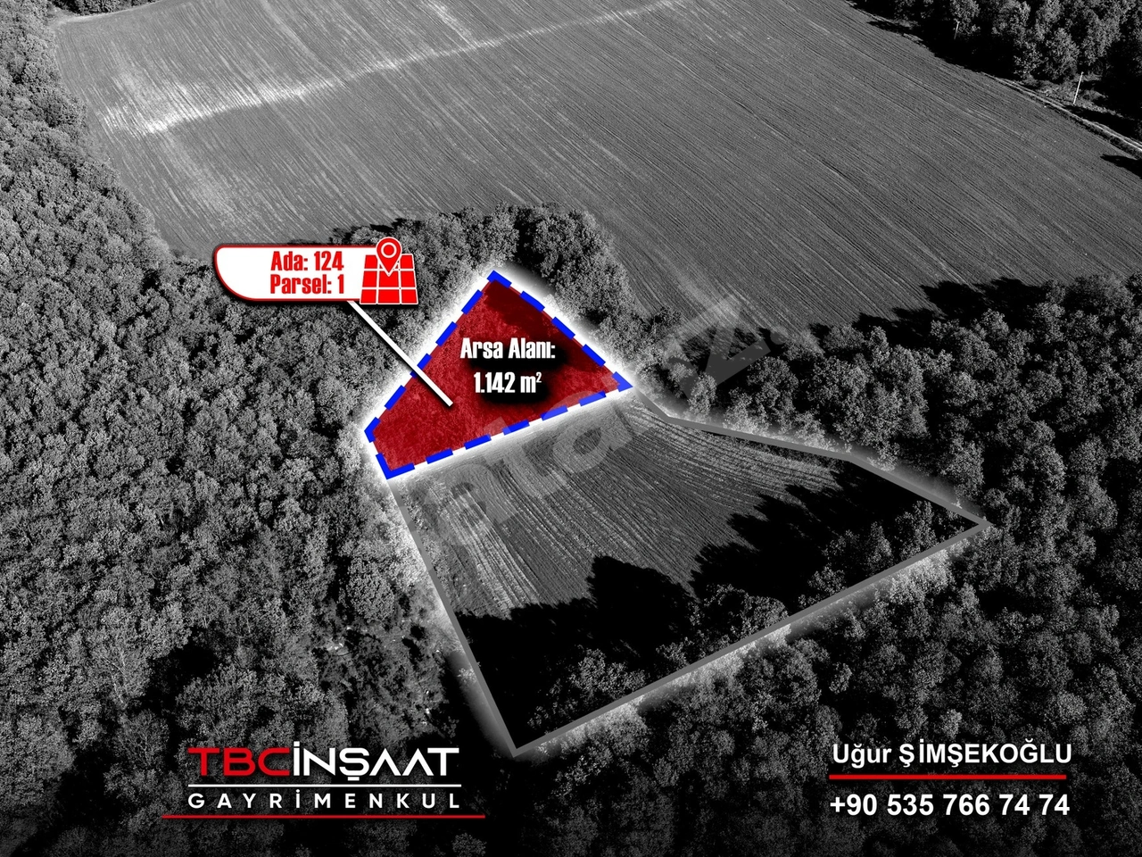 TBC Gayrimenkul | Gebze Kadıllı'da 1.142 m² Satılık Tarla