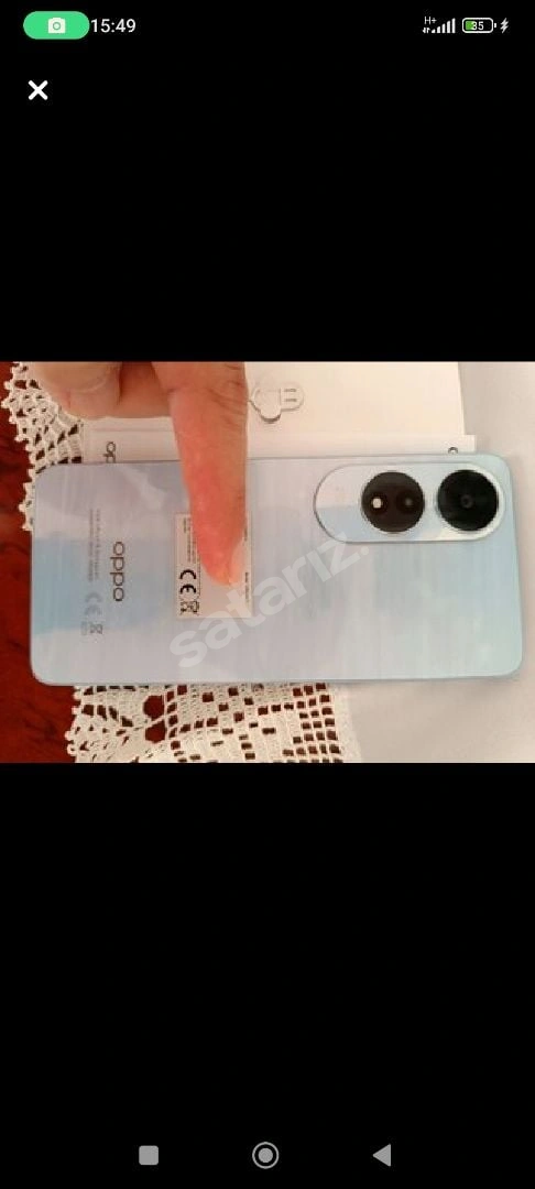 OPPO A60 8/256GB sıfır kullanılmamış akıllı telefon