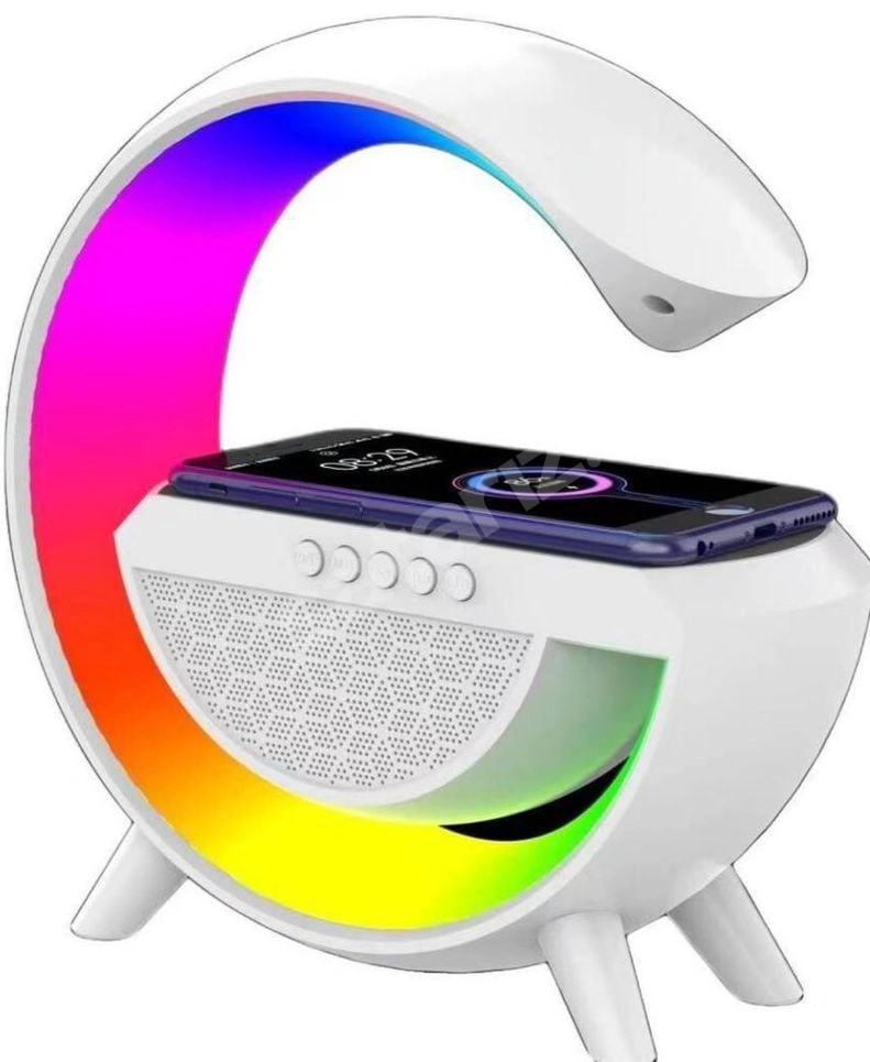 Newface YR-909 Kablosuz Şarj Standlı RGB Bluetooth Hoparlör