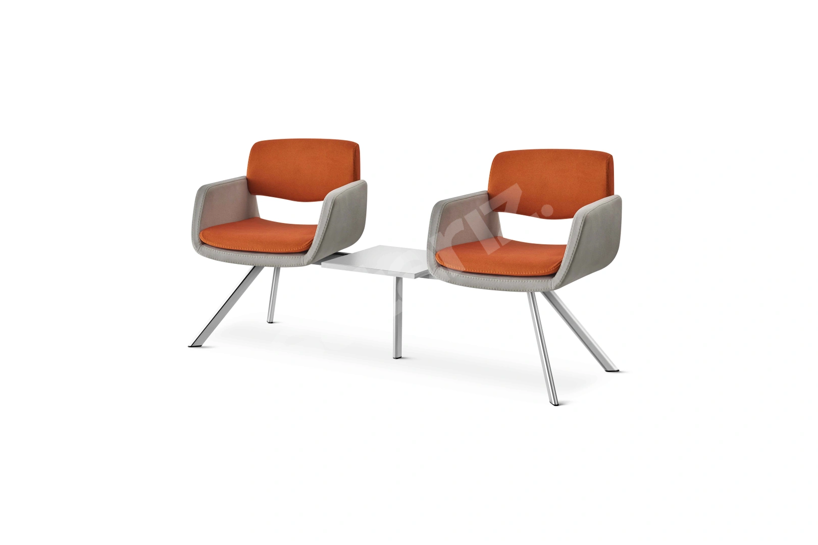AKBÜRO RS-5055 İKİLİ SEHPALI BEKLEME KOLTUĞU
