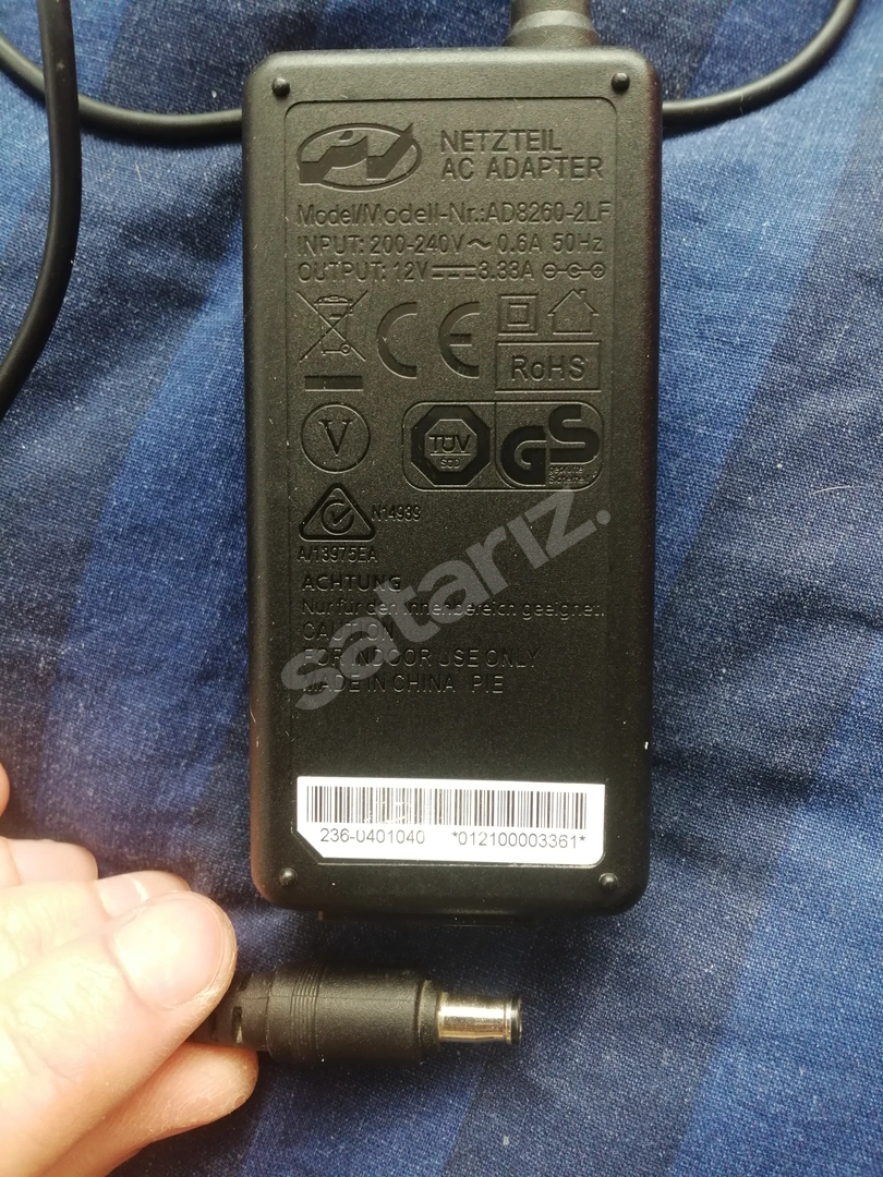 netzteil adaptör 12v 3.33A iğne uçlu d-smart digitürk uyumlu