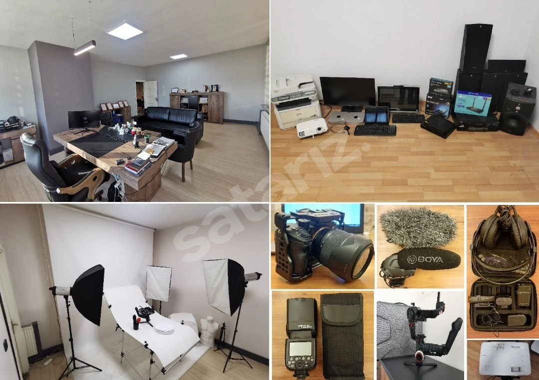 FULL STÜDYO MOBİLYA ve EKİPMANLARI Sony Godox Zhiyun Soligor