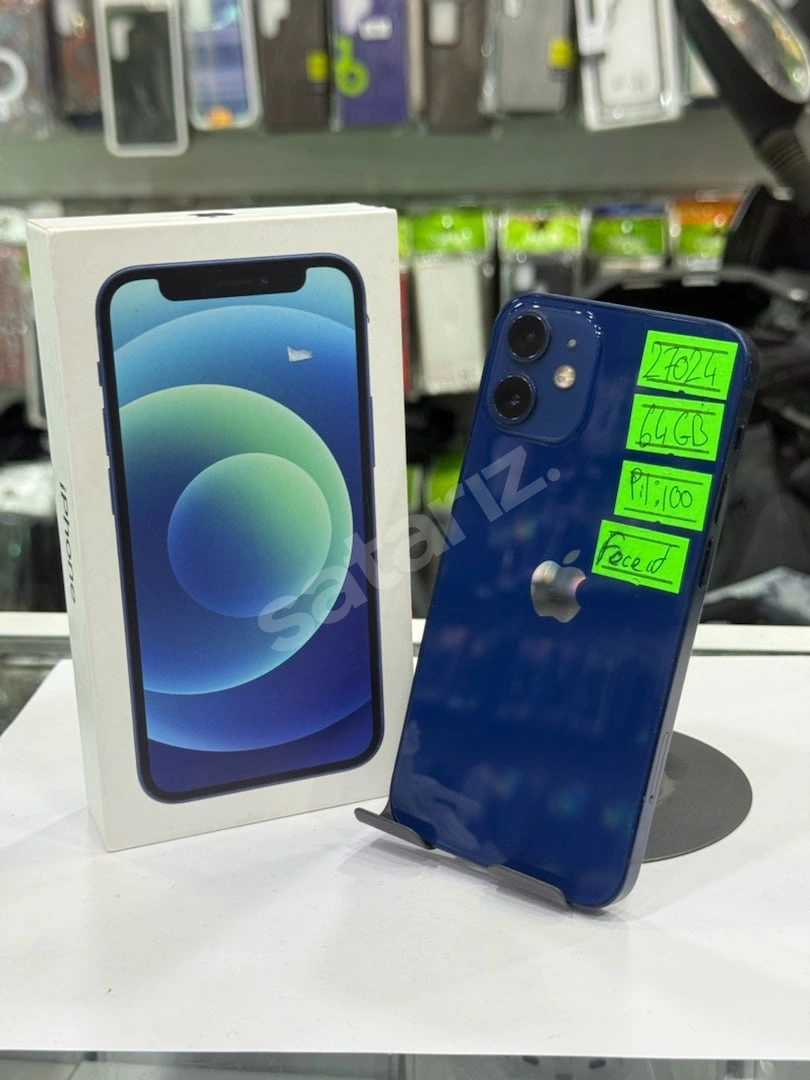 📱 iPhone 12 64 GB – Pil %100 – Kutu Faturalı – 12