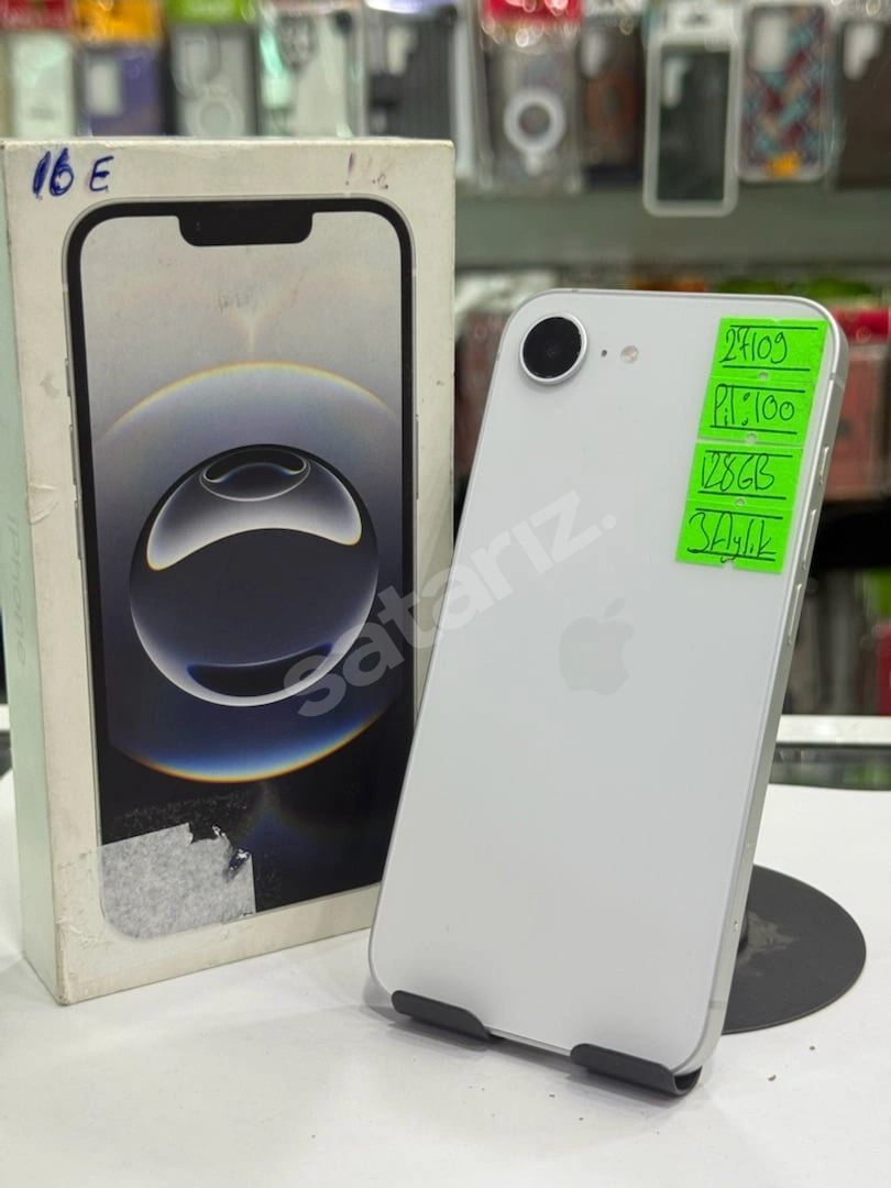 🚀 iPHONE 16e 128 GB | 3 AYLIK CİHAZ | PİL %100 🚀