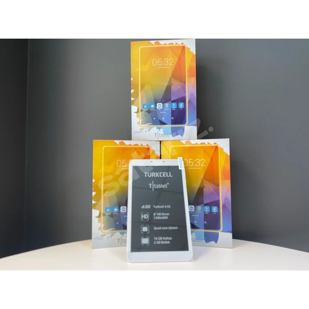 Turkcell T Tablet Quad Core 1.0Ghz 2Gb Ram 16Gb Depolama 8.0" 1280X800 2.El