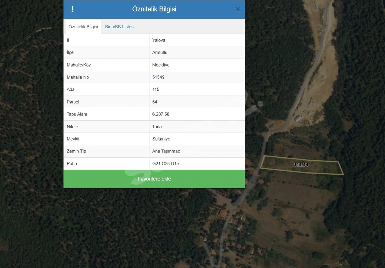 AY EMLAK'TAN MECİDİYEKÖY SULTANİYE DE DOĞA İÇİ 6.287 m2 TARLA