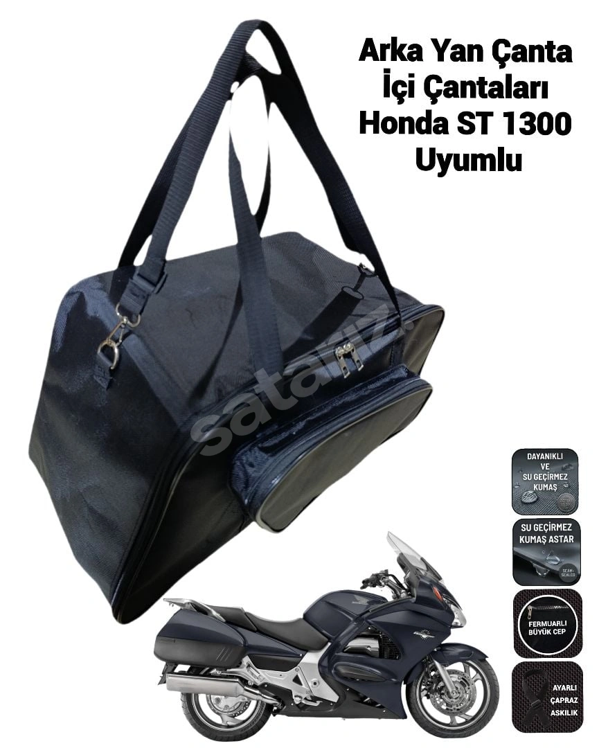 Motosiklet Arka Çanta İçi Kumaş Çantaları Honda ST 1300 Uyumlu